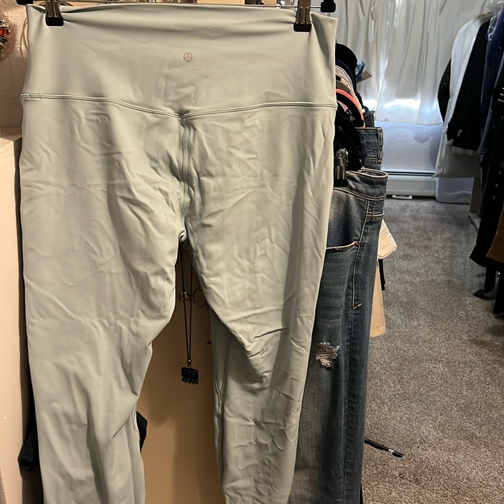Lulu leggings! Never worn Beautiful seafoam color that I can’t even find anymore